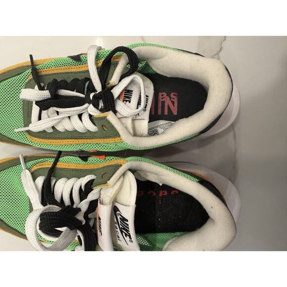 NIKE LD WAFFLE SACAI USED SIZE 8 GREEN GUSTO SAFETY ORANGE BV0073 300 main image 3